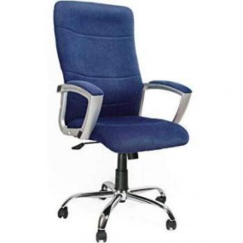 Q-Connect - Silla De Dirección Con Respaldo Alto Regulable En Altura Alto 1160+100 Mm X 500Mm X 500Mm