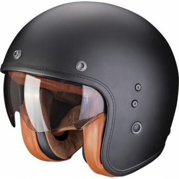 Casco Jet SCORPION Belfast Evo Luxe negro mate 2XL