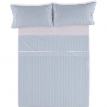 Juego de Sábanas Greta color azul de alta calidad para cama tamaño king size