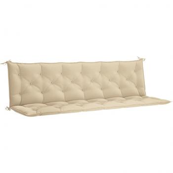 Beige Oxford Fabric Swing Bench Cushion 200 cm
