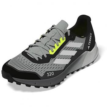 Zapatillas de Trail Running Adidas Terrex Agravic Flow 2, Hombre, Color Wonder Silver/Crystal White/Lucid Lemon