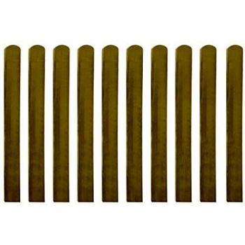 vidaXL 10x Vallas de Estacas Madera de Pino Impregnada 100 cm Cerca de Palos