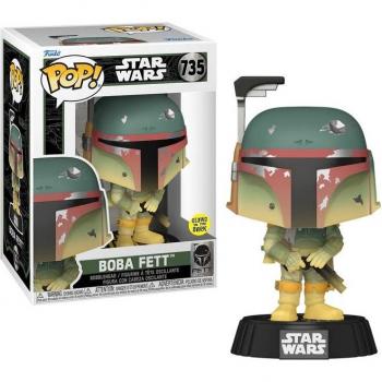 Funko Pop! Star Wars: Fett Legacy #735 Boba With Rifle (Glow-In-The-Dark)