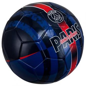 Balón de Fútbol Oficial Paris Saint Germain Talla 5 Azul Marino con Franjas 2024