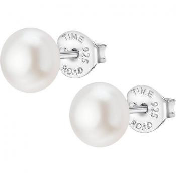 Pendientes Perla Time Road WS00231/8 Plata