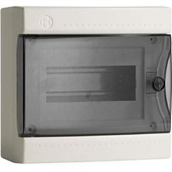 Centralita Bocchiotti IP40 con puerta de 8 módulos B04083