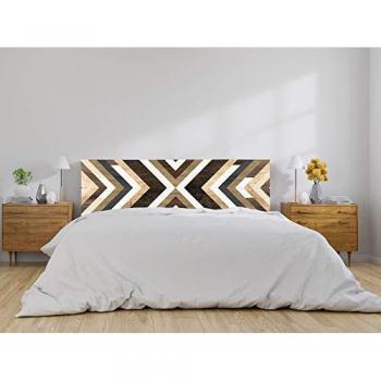 Cabecero de Cama Étnico Multicolor en PVC con Impresión Digital 115x60 cm - Ligero, Elegante y Económico