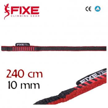 Cinta Express Dyneema Fosca 10mm x 240m (Negro/Rojo) - Anillo Fixe