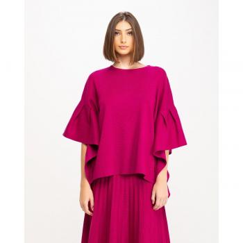 Jersey Oversize Estilo Poncho Mujer - NIZA