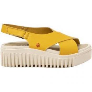 Sandalias de piel Art 1574 NAPPA YELLOW/BRIGHTON para Mujer color Amarillo