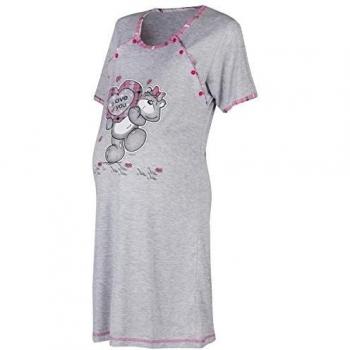 Happy Mama Boutique - Pijama entero - recto - Manga corta - para mujer rosa Large