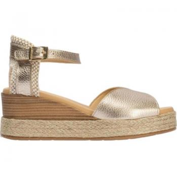 Sandalias Pitillos para mujer 5521 color plata con plataforma