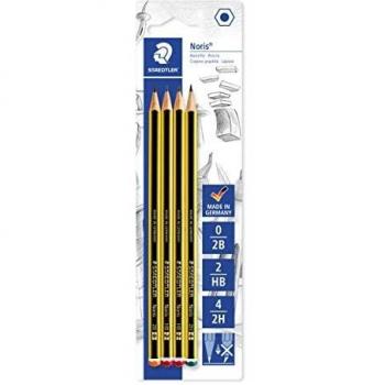 Staedtler 120-S BK4D - Pack de 4 lápices, surtido: colores aleatorios