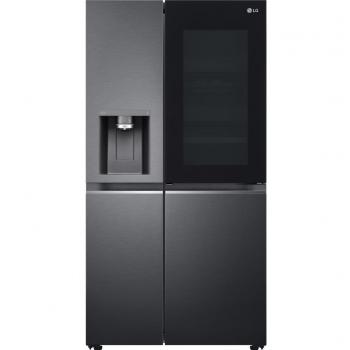 LG - Nevera Side By Side GSXV91MCAE - Gran Capacidad 635 L - Diseño Elegante - Color Negro