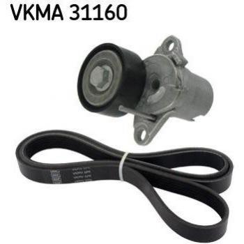 Juego de correas trapeciales poli V SKF VKMA 31160