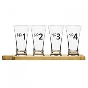 Sagaform Cristal Set De 4 Cerveza Vasos - Cerveza Degustación Juego 5016697