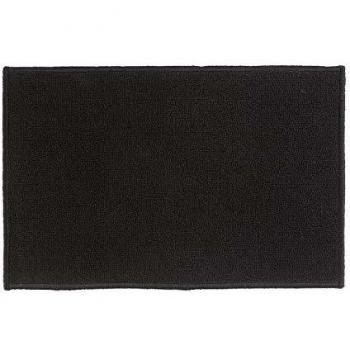 Alfombra 40x60cm negra - 5five, Bañera Antideslizante, Confort Táctil, Rectangular