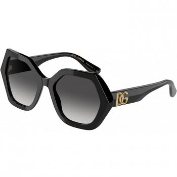 Dolce & Gabbana DG4406 501/8G 54 Geometric Black Women's Sunglasses