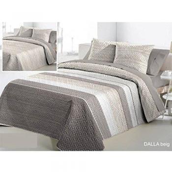 Fundeco Colcha Bouti DALLA cama 135 - Color Beig