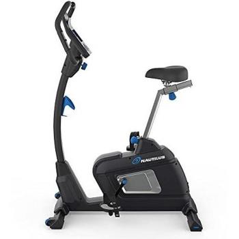 Bicicleta Estática Nautilus U627 con Ergómetro y Baja Entrada - Soporta hasta 150 kg, Rueda de Inercia de 6 kg
