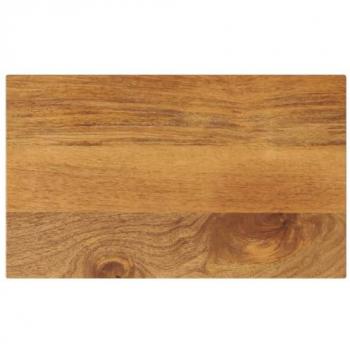Tablero de Mesa Rectangular de Madera Maciza de Mango 50x20x2,5 cm