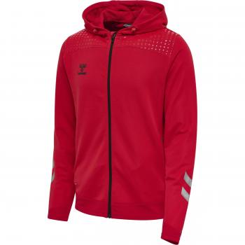 Hummel Lead Zip Poly Hooded Sweatshirt