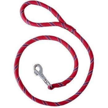 Correa de Nylon Roja para Perro 6m, Ancho 13mm
