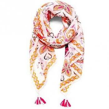 Desigual Foulard Mujer Rajoles Plisado Crudo U
