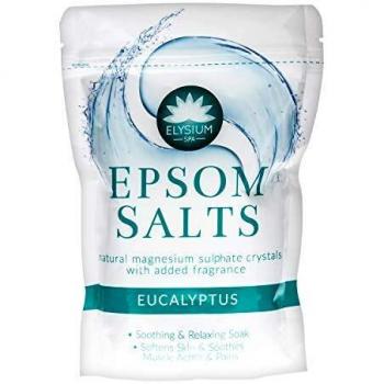 Elysium SPA Epsom SALES DE BAÑO NATURAL Sulfato De Magnesio CRISTALES - EUCALIPTO