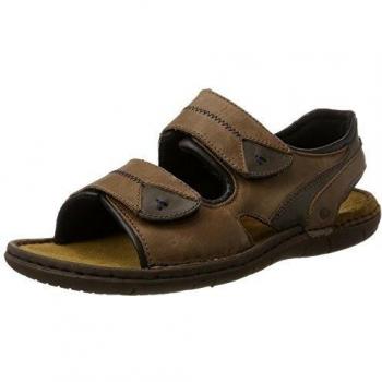 Josef Seibel Men's Paul 04 Flatform Sandals, Brown
