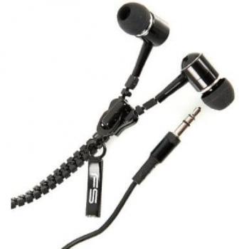 Freestyle 5907595417983 - Fh2111b Auriculares Cremallera Zippy Negro