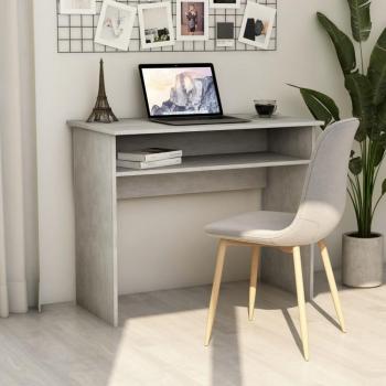 Escritorio Gris Hormigón 90x50x74 cm de Madera Multicapa