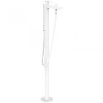 Grifo de Baño Hansgrohe Finoris Monomando de Piso, Acabado Blanco Mate, 210 mm de Salida, Modelo 76445700
