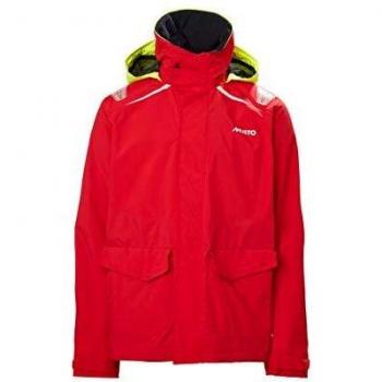 Musto Mens BR1 Yacht Sailing and Boating Inshore Sailing Yachting and Dinghy Coat Jacket - True Red - Transpirable Impermeable