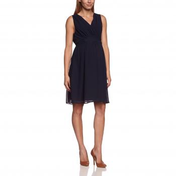 Noppies - Vestido premamá con cuello de pico sin mangas para mujer, talla 42, color Azul oscuro 046