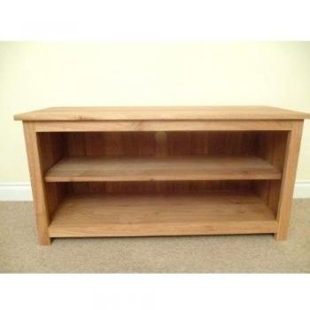 Roble mueble de TV, soporte o gabinete, 1000 x 550 mm 1 estante ajustable, ideal para el salón o sala de estar