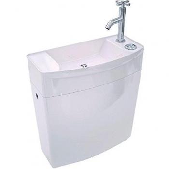 Reservorio WC con lavabo integrado Iseo 3/6L - Plastico Blanco
