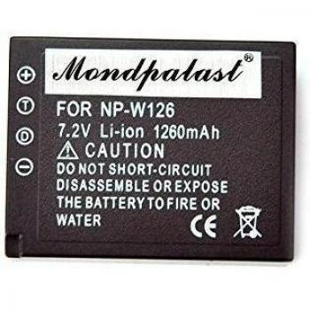 mondpalast@ Reemplazo batería Li-ion type NP-W126 NPW126 1260mah x 1 + cargador para Fujifilm XE-2 X-T1 XT1 X-E1 X-M1 X-Pro1 HS30 HS30EXR HS33EXR X-A2 X-T10