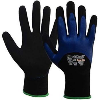 Ruvigrab Guante 15G, doble recubrimiento nitrilo + nitrilo sandy