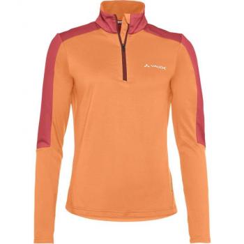 Sudadera de Forro Polar Mujer Vaude Livigno Halfzip II Naranja