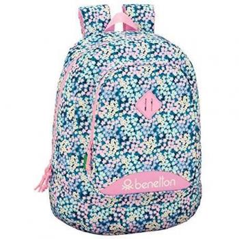 Benetton Garden Oficial Mochila Juvenil Grande 330x175x460mm