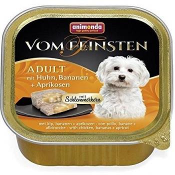 Animonda Vom Feinsten Comida Húmeda para Perros con Pollo, Plátano y Albaricoque 150g