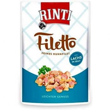RINTI Filetto Pouch en gelatina 24 x 100 g - Pollo con salmón
