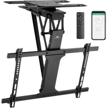 Soporte de Techo Eléctrico para TV Maclean MC-490 | Compatible con Pantallas de 32 a 75 | Inclinación y Giro Motorizado | Soporte VESA Máximo 600x400 |