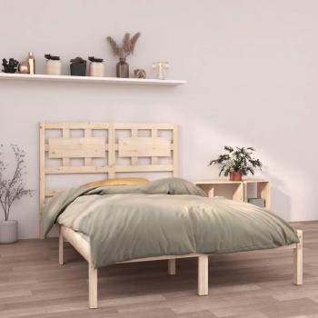 Estructura de cama de madera maciza 150x200 cm