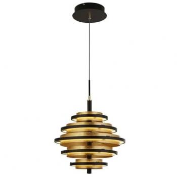 Plafón LED Hive Integrado 5 Bombillas Aluminio Acero Dulce Latón Pulido Oro Negro Mate 54cm 2700K