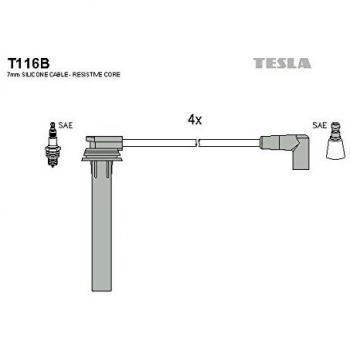 Juego de Cables de Encendido TESLA T116B para MINI (3/5 puertas, Cabriolet) y CHRYSLER PT Cruiser Break