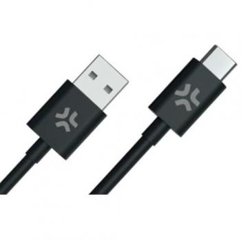 Cable USB-C 2M Negro 12W Celly OEM