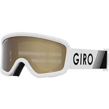 Giro Máscara de Esquí Infantil Chico 2.0 Negro Mate Blanco con Lente Amber Rose