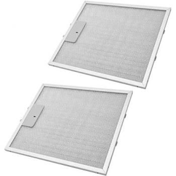 Filtro Metálico de Grasa 2x Reemplazo para Whirlpool ARI242705, ARI265861, ARI280008, ARI314158 - 30,4 x 26,8 x 1,2 cm